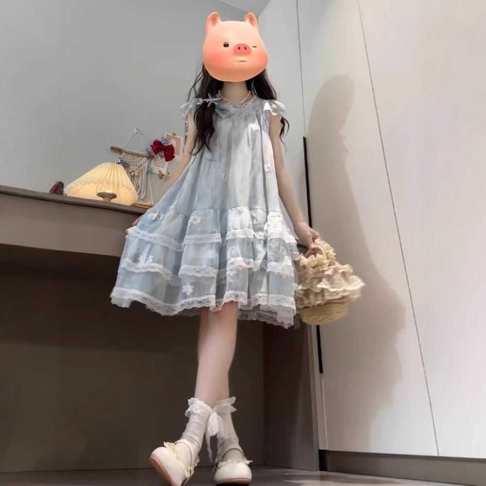 New Petite-style Chic Princess Mini Skirt