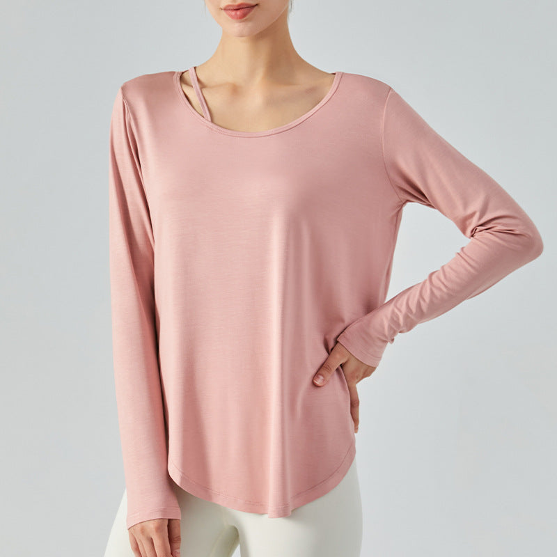 Jacket Loose-fitting Lightweight Thin Skin-friendly Casual Blouse Exercise Yoga Clothes