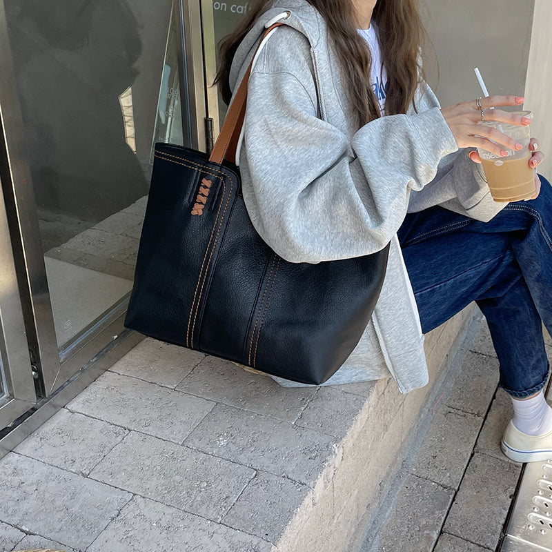 New Fashion Atmosphere Simple Tote Bag Retro