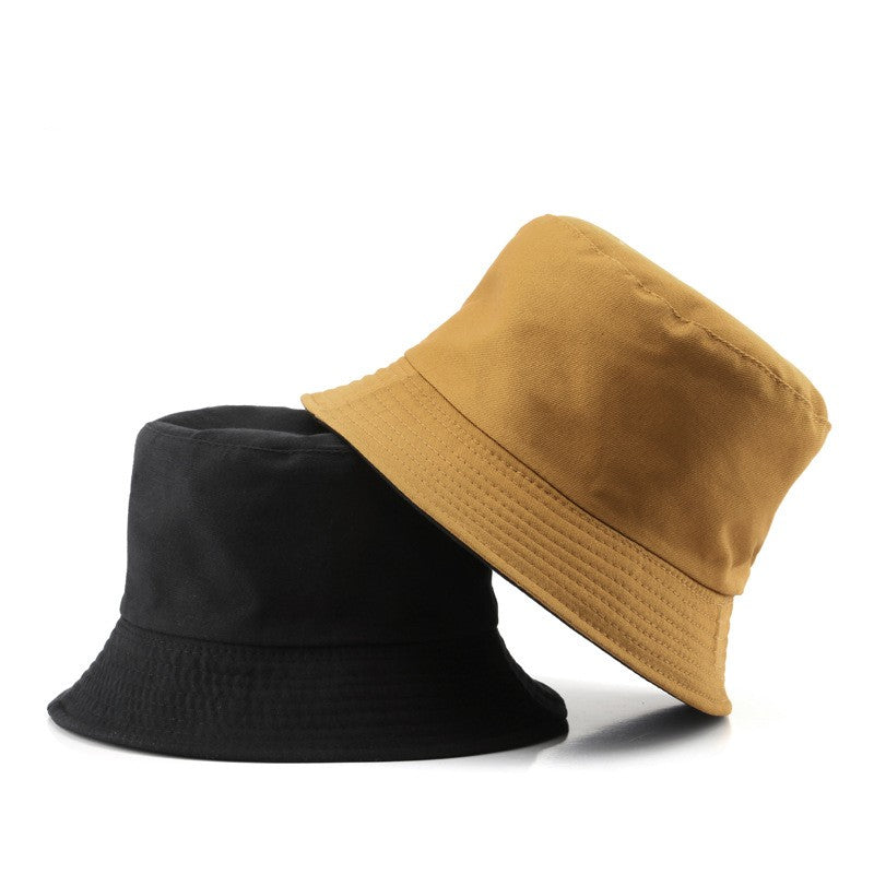 Solid Color Fisherman's Outdoor Sunscreen Shading Sun Hat Basin Hat