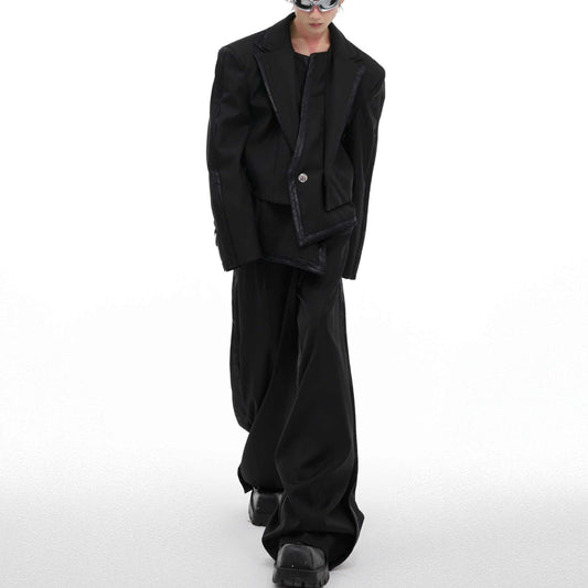 Irregular Fake Two-piece Suit Jacket