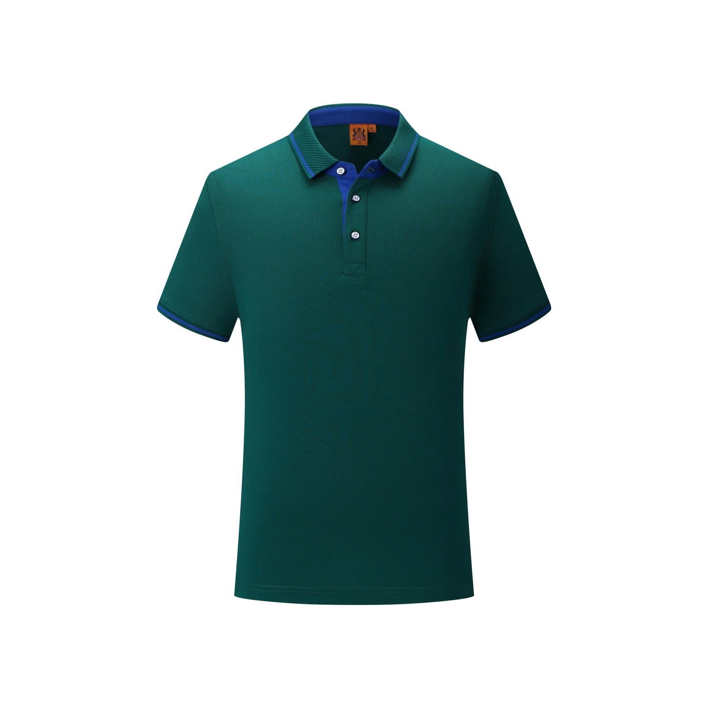 Lapel Embroidery Cotton Short-sleeved T-shirt