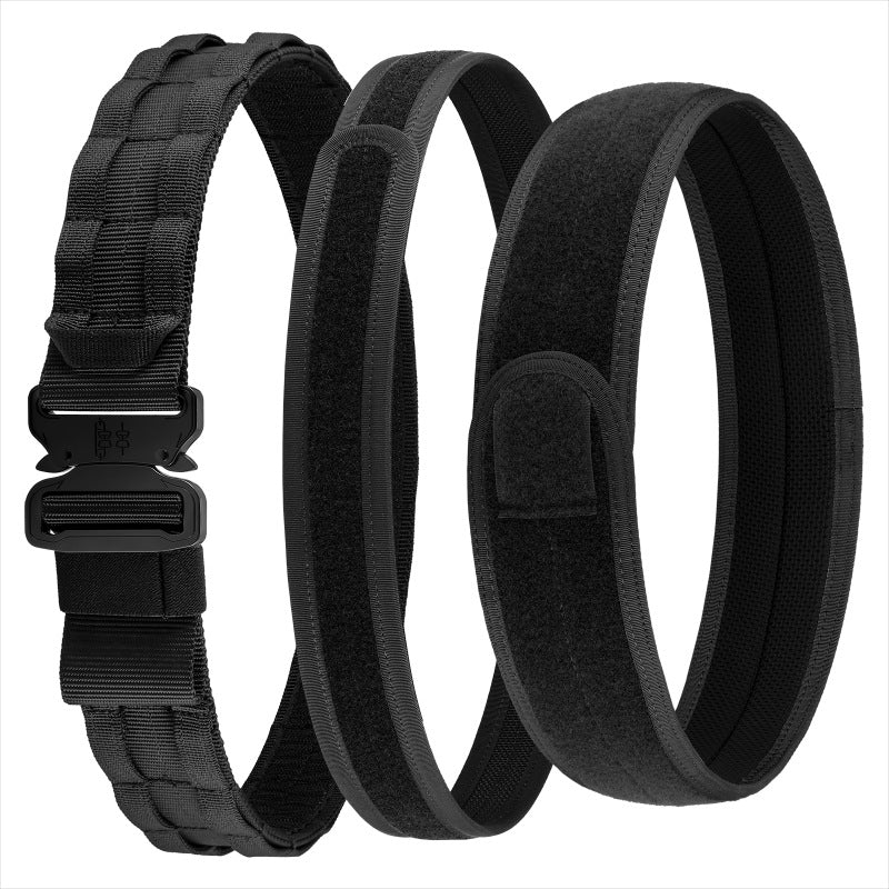 Tactical Weaving Internal And External Combination Outdoor Duty Nylon Magic Tape Inner Belt