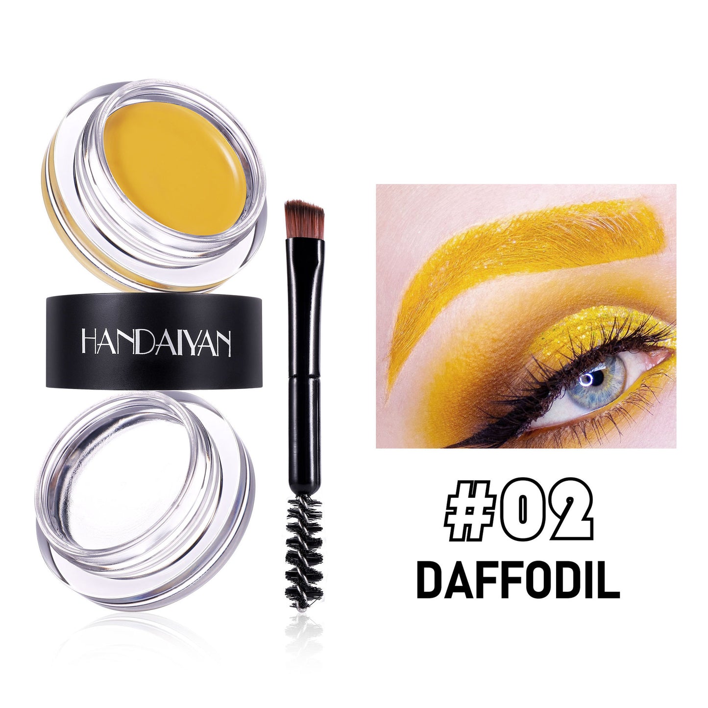 Effective Waterproof 2-in-1 8-color Eyebrow Cream