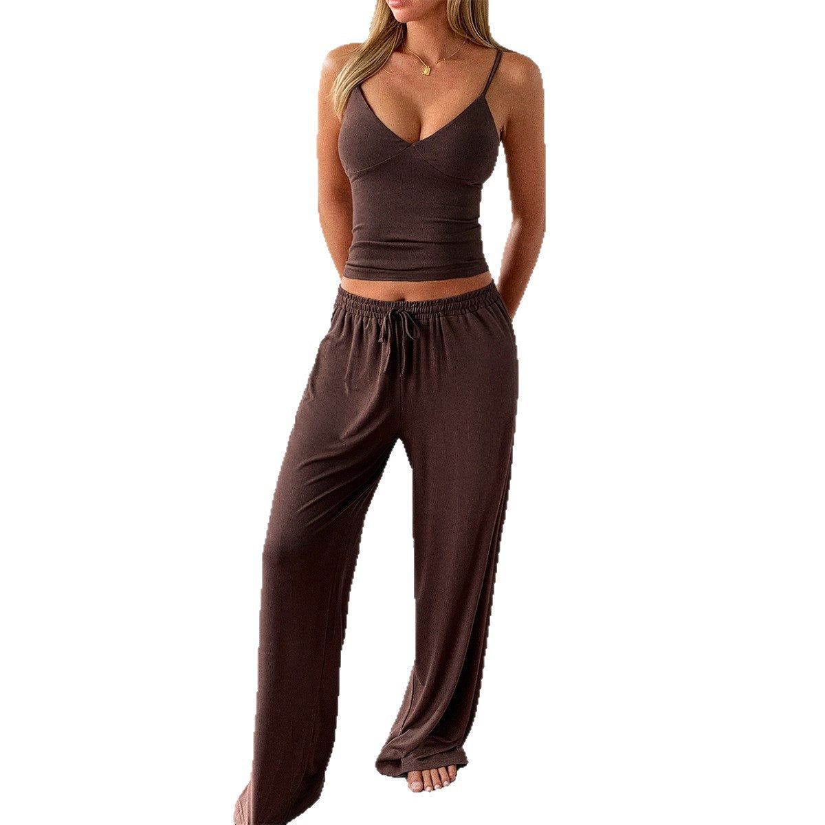 New Sports Style Suspender Trousers Suit For Women