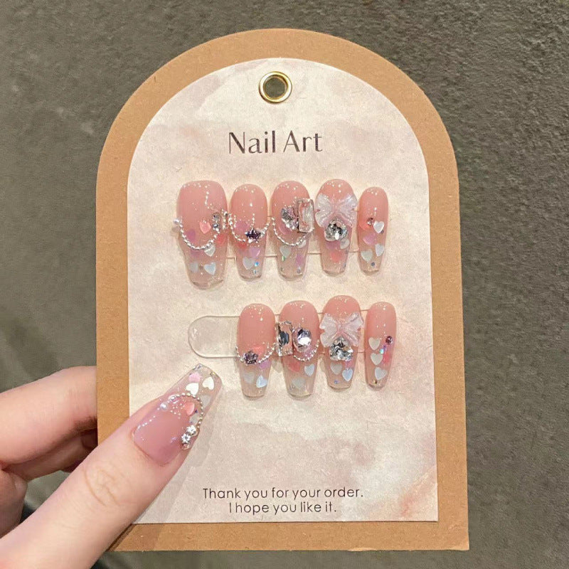 Nail Art Spring Little Flowers Summer Vibe Wearable Fake Nails