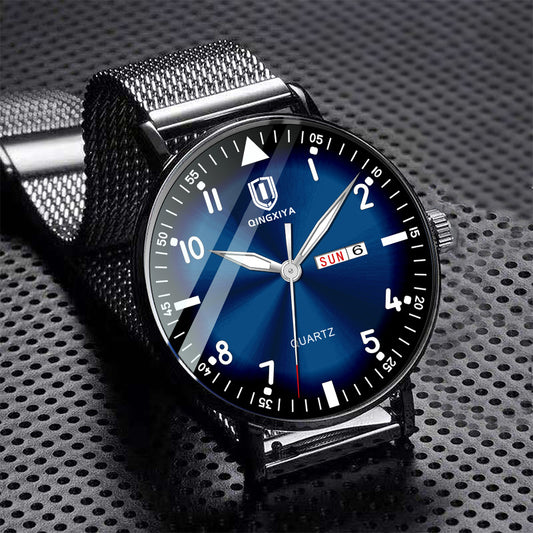 Men's Waterproof Luminous Multifunctional Quartz Watch