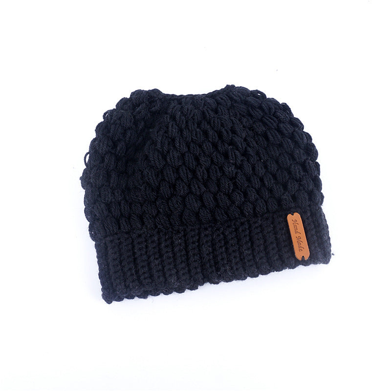 European And American New Knitted Hat Ladies Warm Ear Protection