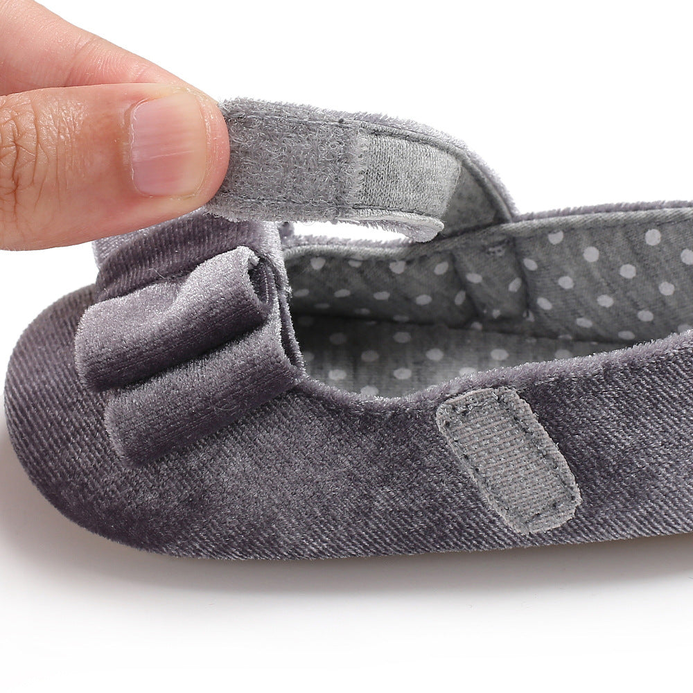 Baby Rubber Sole Princess Toddler Shoes