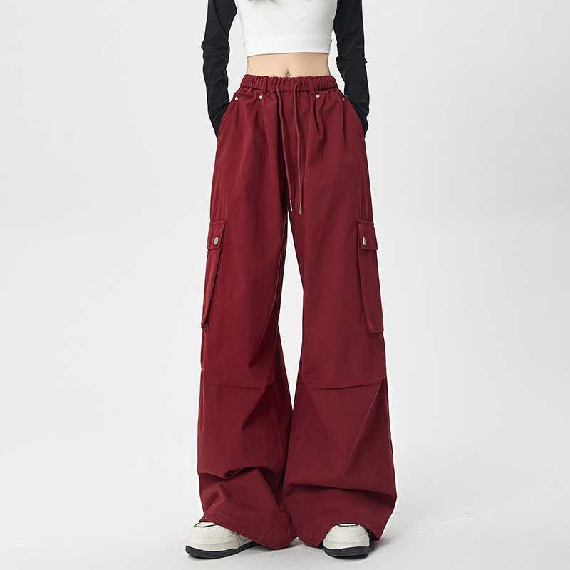 Women's Loose Casual Mechanical Style Sports Pants