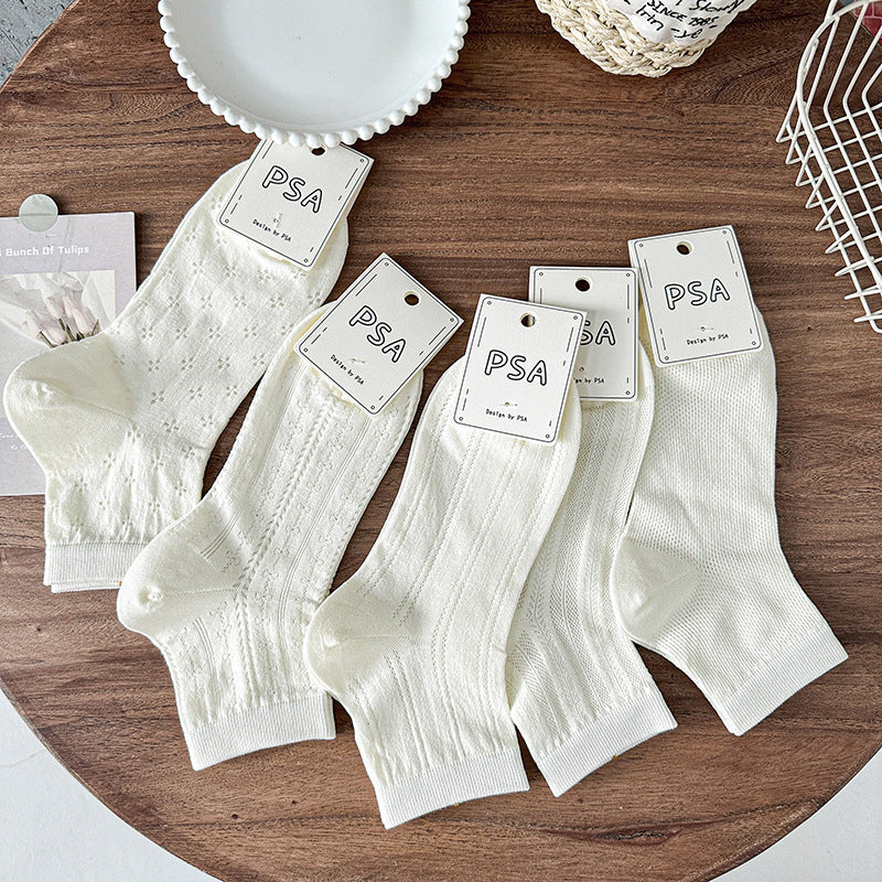 Thin Mesh Breathable Pilling-resistant Socks