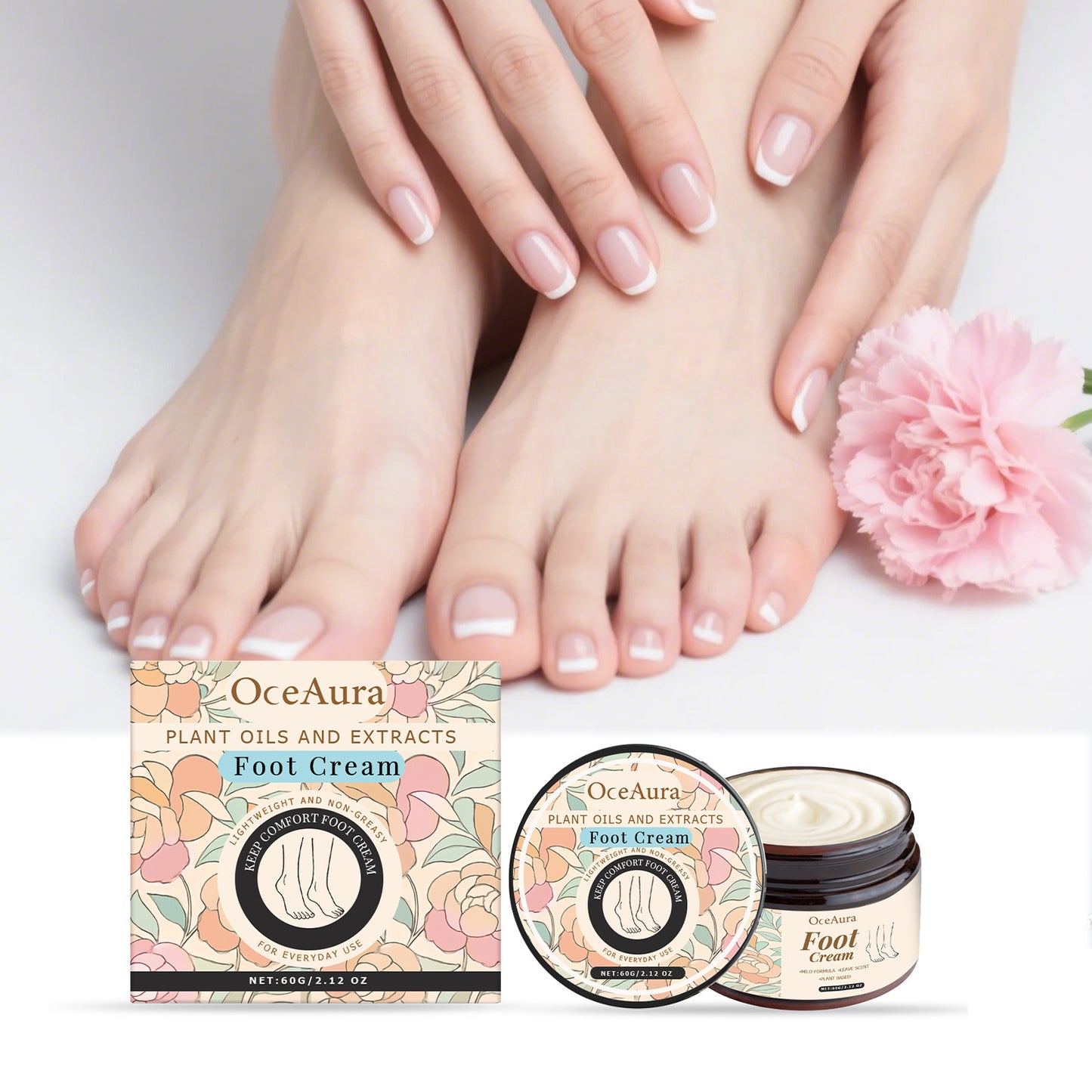 Nourish And Moisturize The Lightweight Foot Skin