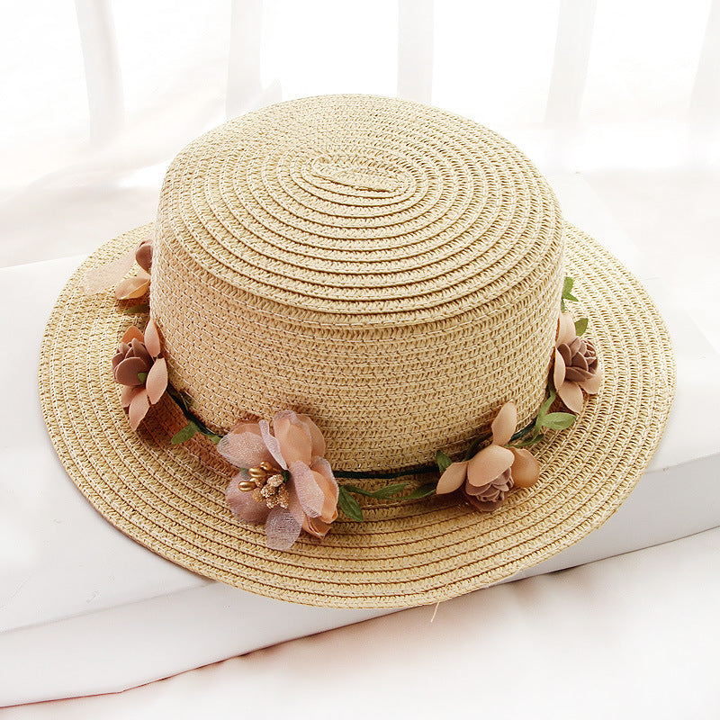 Women's Sun Garland Beach Outdoor Top Hat Sun Protection