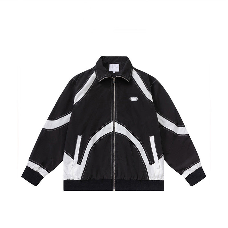 Niche Design Loose Sports Jacket Coat