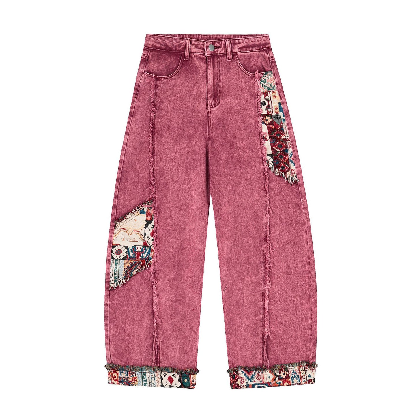 Moderigtige afslappede bootcut-jeans med lige ben til kvinder