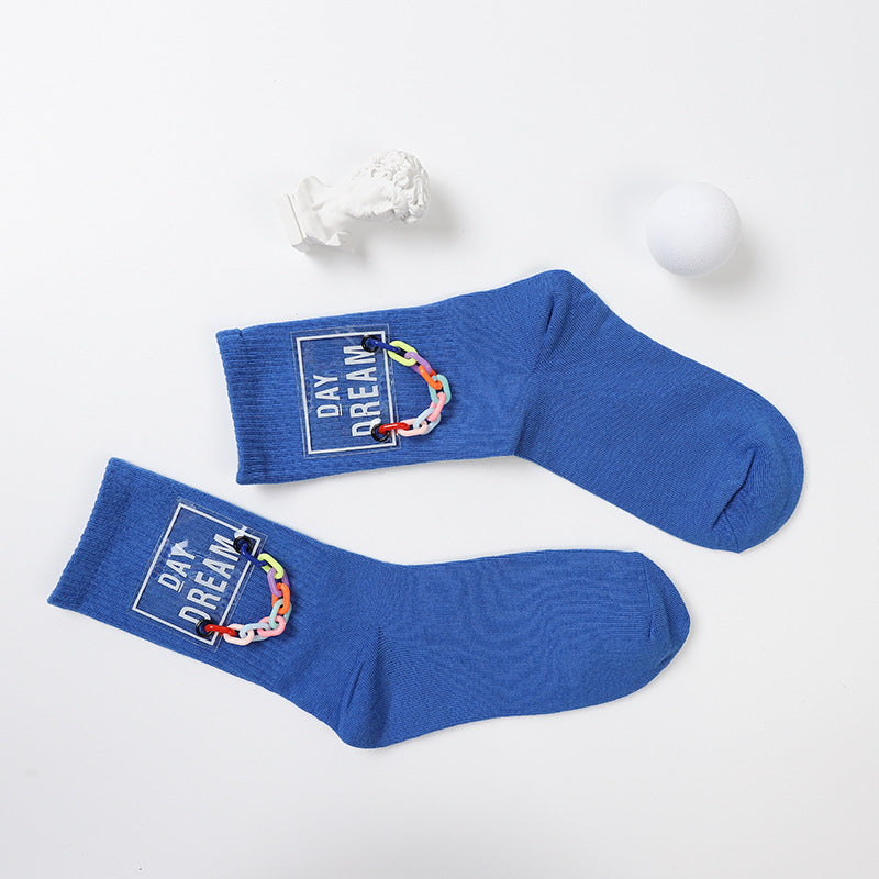 Korean Casual Breathable Sweat Socks