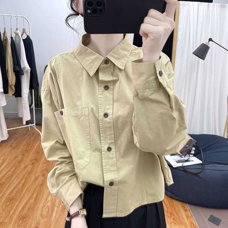 Retro Long-sleeved Women's Versatile Top