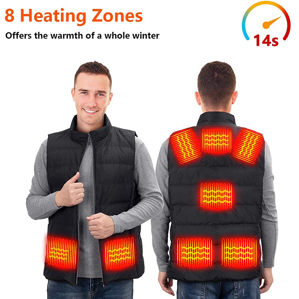 Intelligent Three-speed Temperature Control Electric Heating Vest Keeps The Whole Body Warm