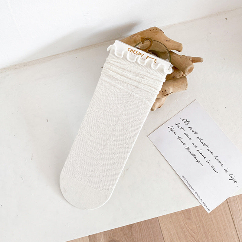 Women's Fashion Mesh Breathable Lace Socks