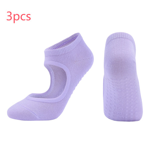 Combed cotton yoga socks