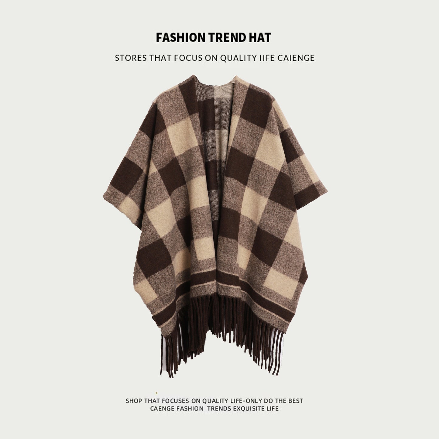 Women's Super Thick Casual Cape Coat