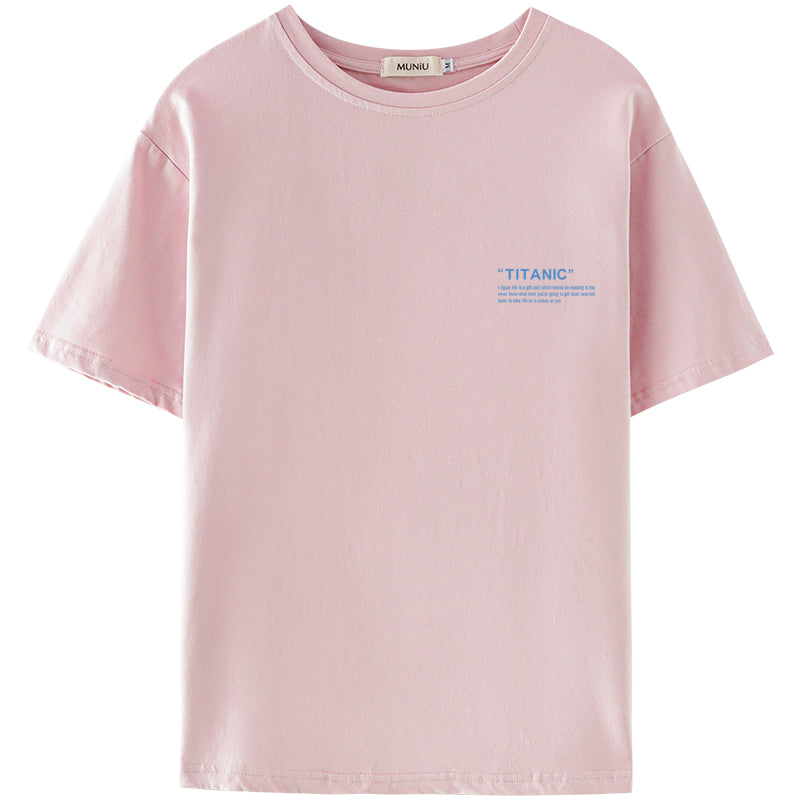 Women's Summer New Casual Cotton Printed T-shirt