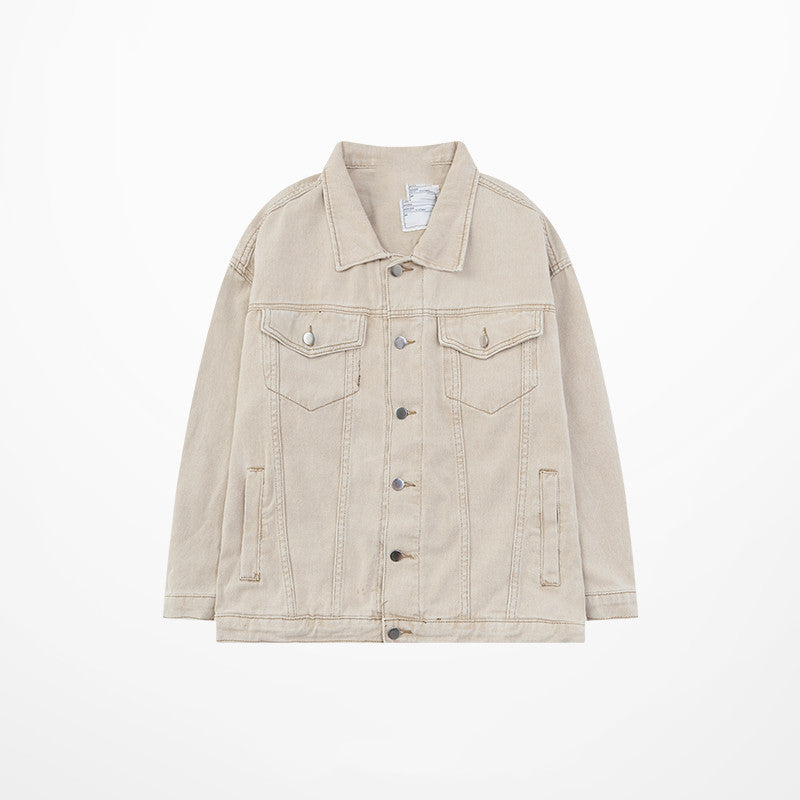 Lapel Jacket Loose Top Stitching Tooling