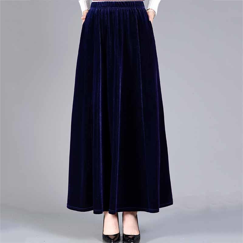 Mode Personlighed Fløjlsnederdel Kvinder