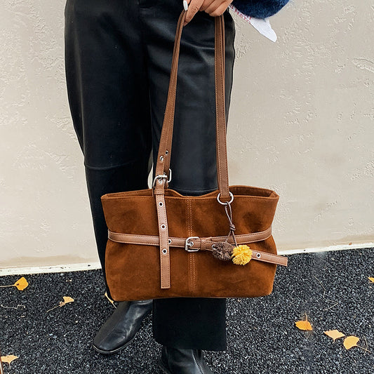 All-match One-shoulder Underarm Retro Commuter Tote