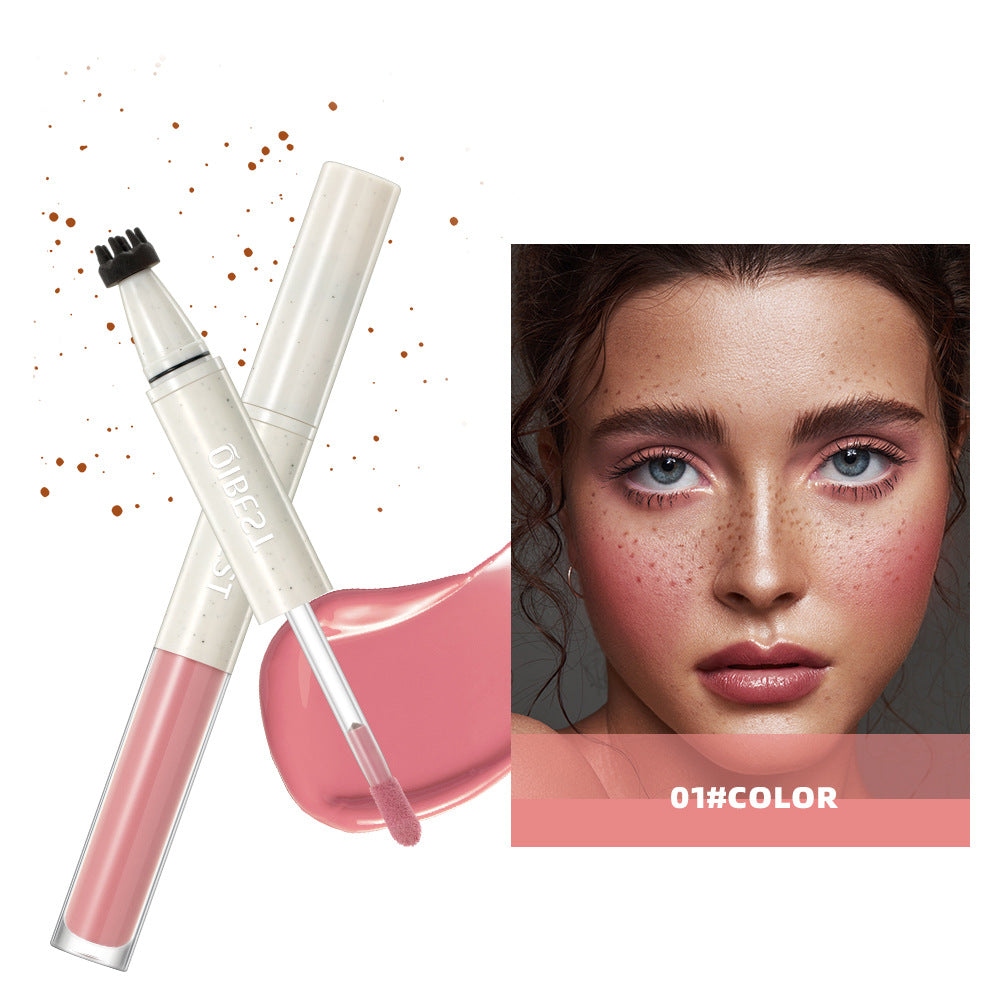 Double-headed Freckle Blush Women's Long-lasting Matte Natural