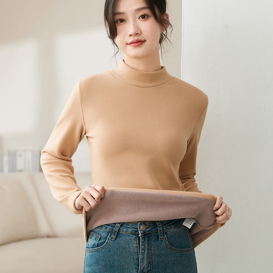 Thickened Inner Wear High-grade Black Collar Warm