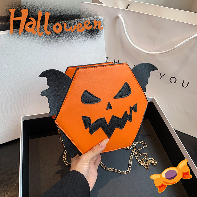 Damemode Halloween Græskarformet Crossbody Skuldertaske