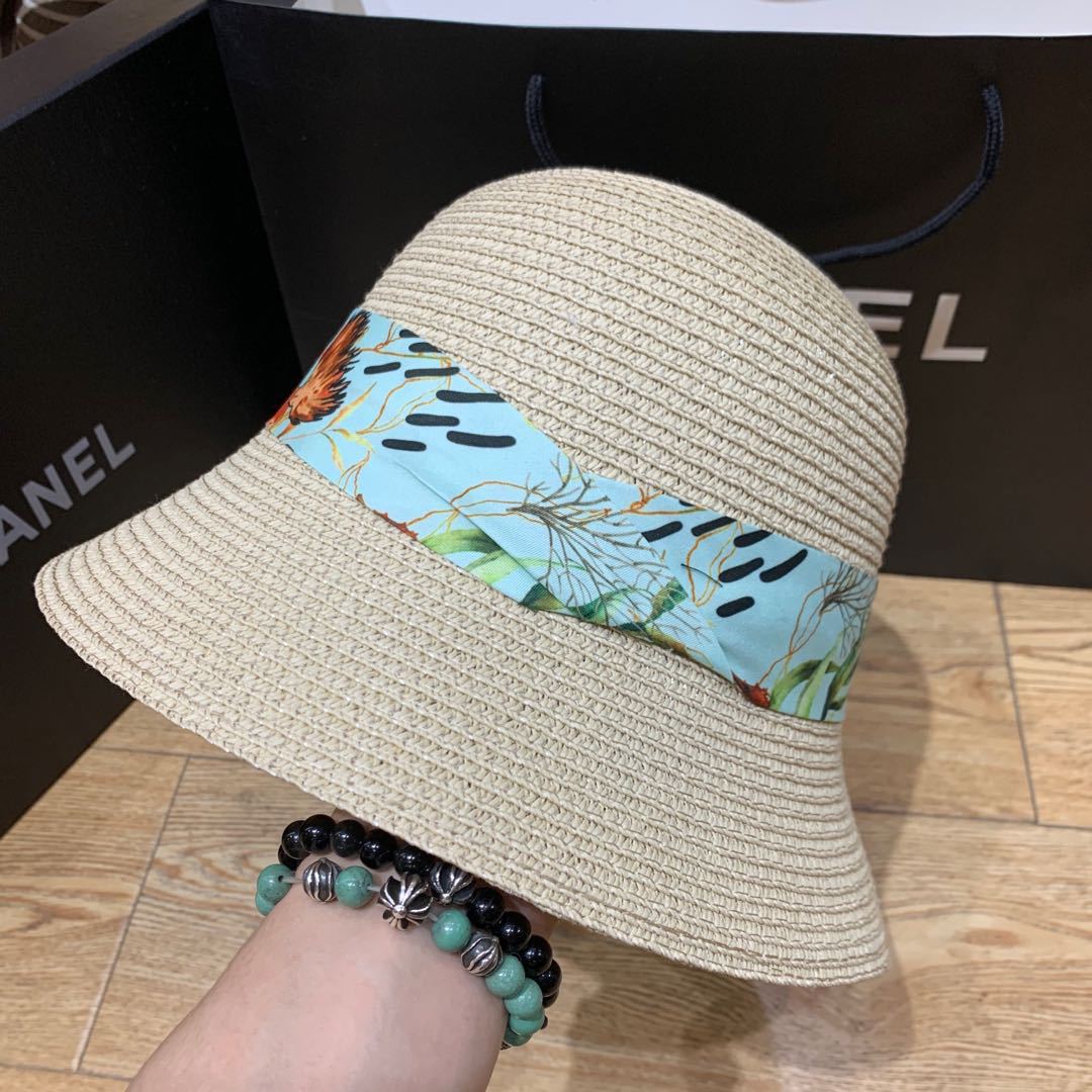 New Mermaid Ribbon Sunscreen Sunshade Bucket Hat