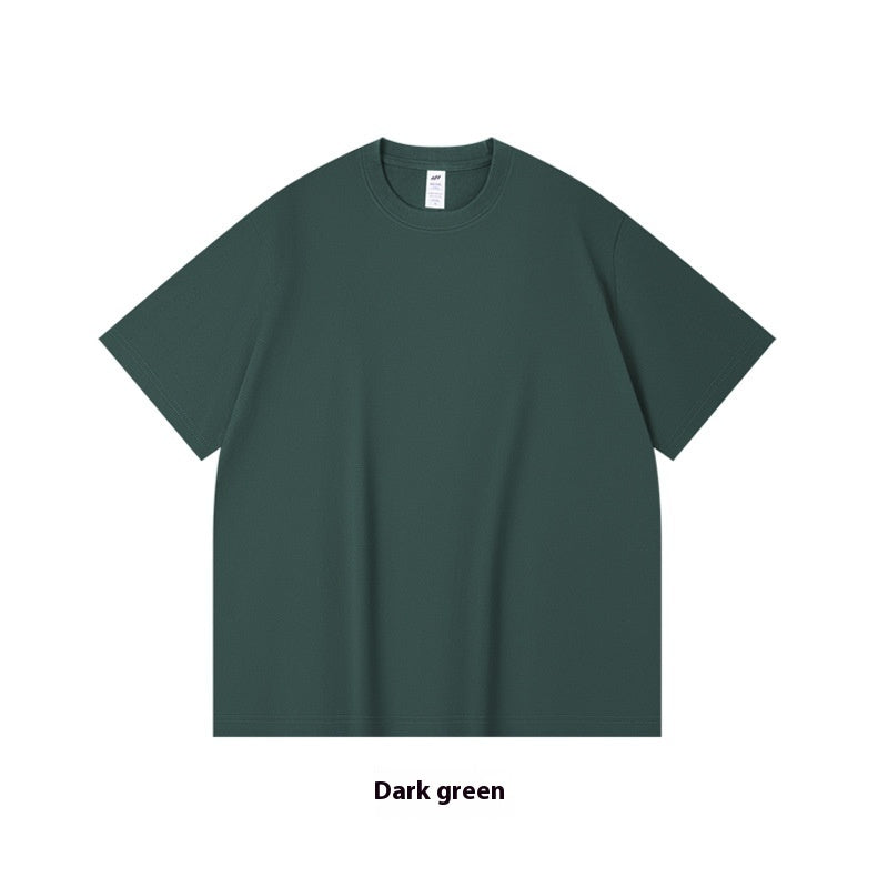 Cotton Heavy Round Neck Cultural T-shirt Advertising Shirt