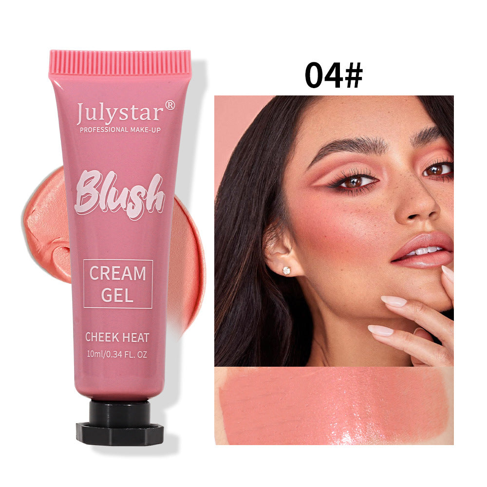 Skønhed Flerfarvet Mat Ekspansion Farve Blusher Naturlig Tynd Og Glitrende Highlight Reparation