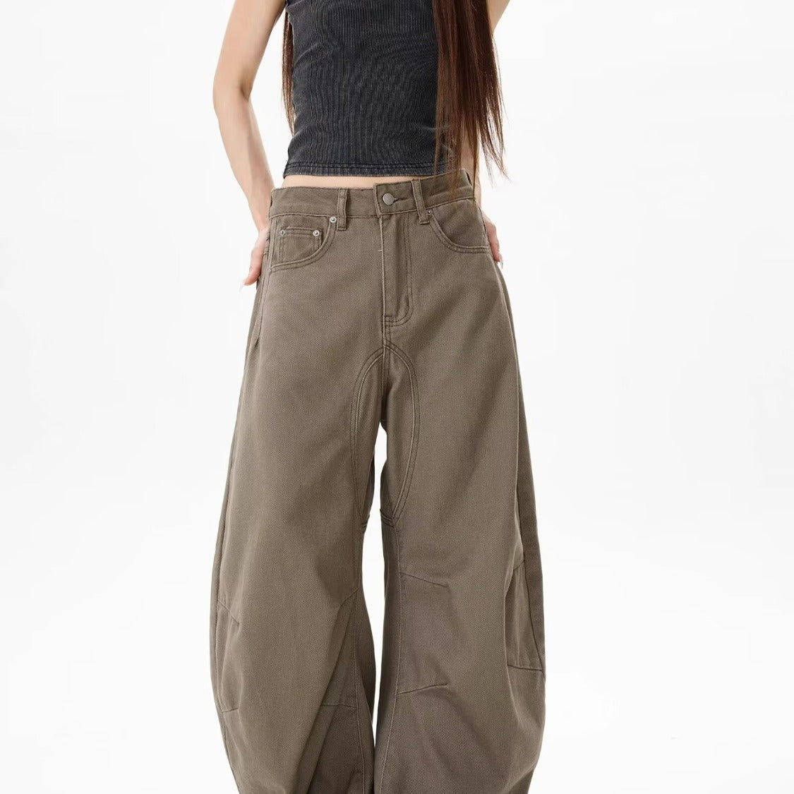 American-style Vintage-fit Bootcut Jeans