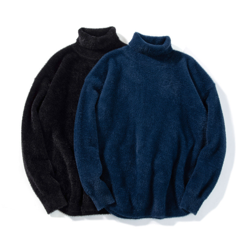 Men's Autumn And Winter Thickening Trend Loose Knit Warm Sweater