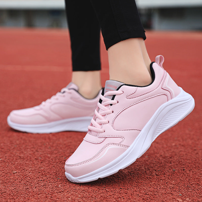 Leather Waterproof Casual Sneaker Girls Flat