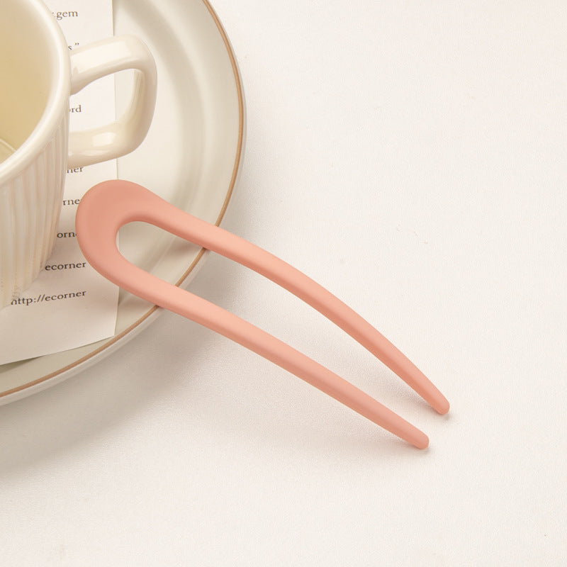 Girly Candy Color U-shaped Hairpin