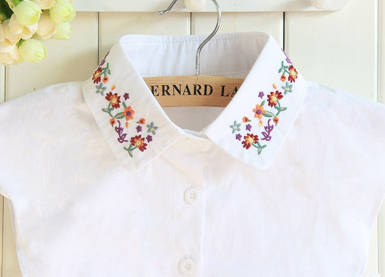 Fake Collar Women's Sweater Fashion Hollow Ribbon Decoration