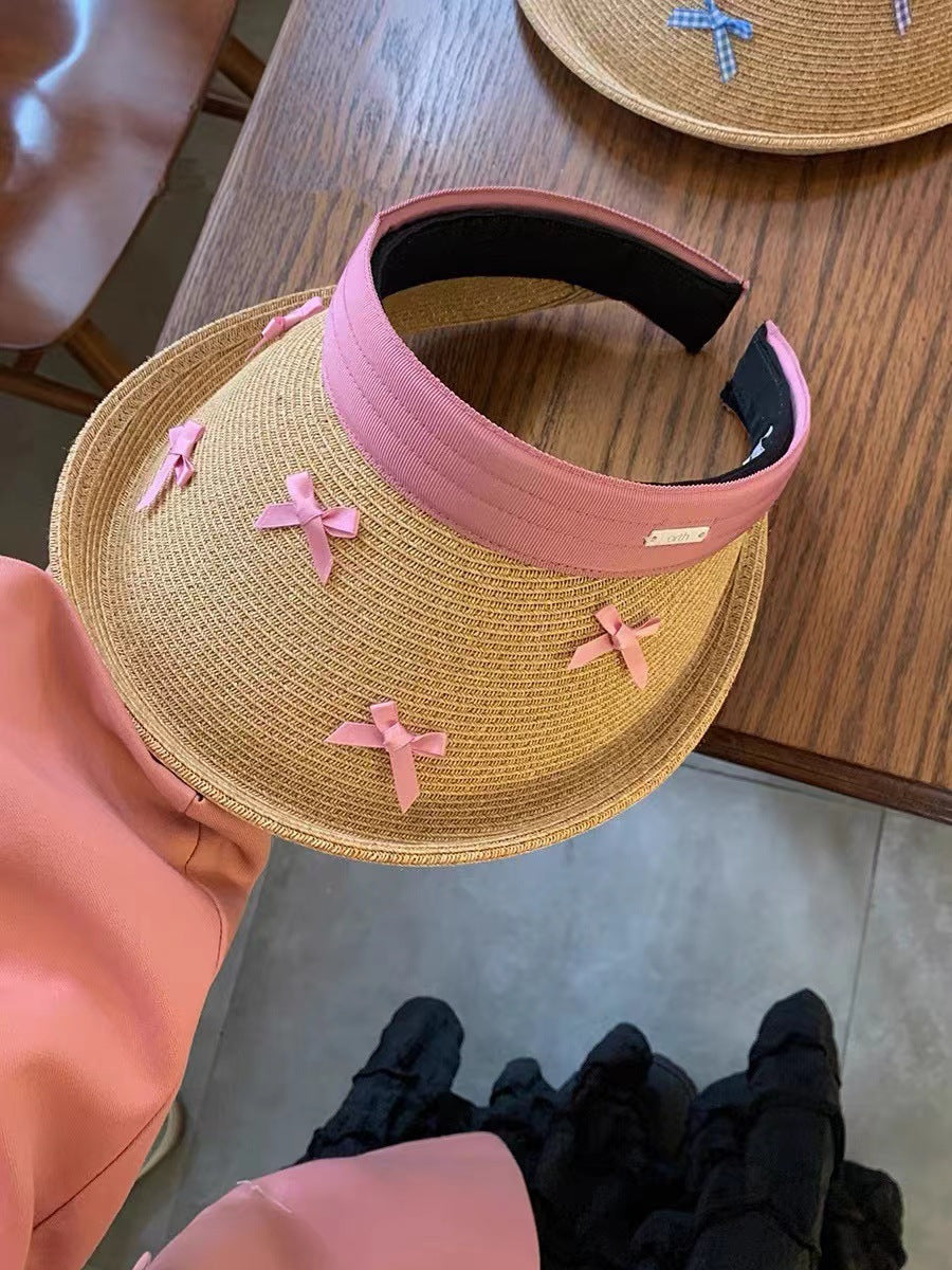 Original Design Color Bow Sun Hat