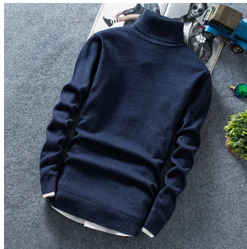 Personalized Solid Color Sweater Men's Sweater