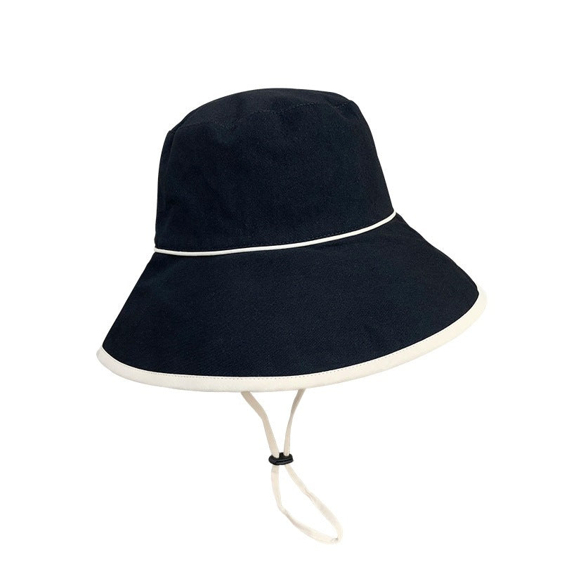 Bucket Hat Women's Summer Kafuu Korean Style All-match Big Brim