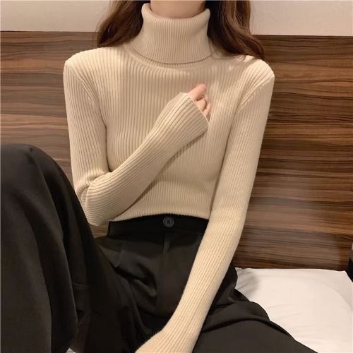Turtleneck Knitted Sweater For Women AutumnWinter New Arrival