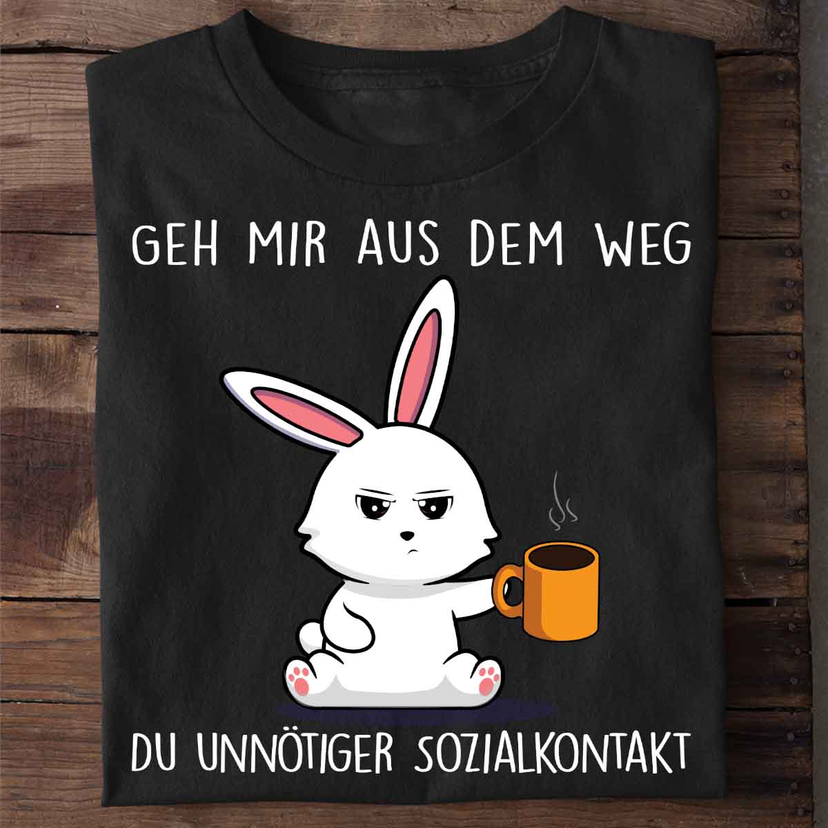 Vintage Cute Rabbit Shirt Men And Women Short Sleeve