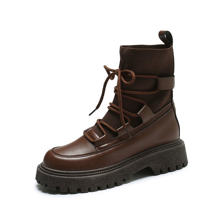 Autumn And Winter New European Station Trend With Martin Boots Casual Short Boots