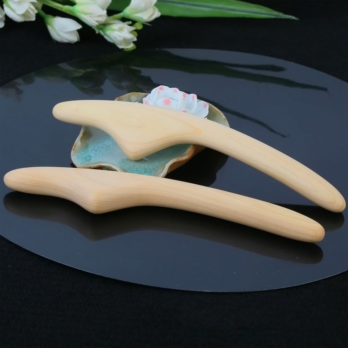 Hinoki Body Shaping Stick Scraping Massaging Stick Beauty Salon