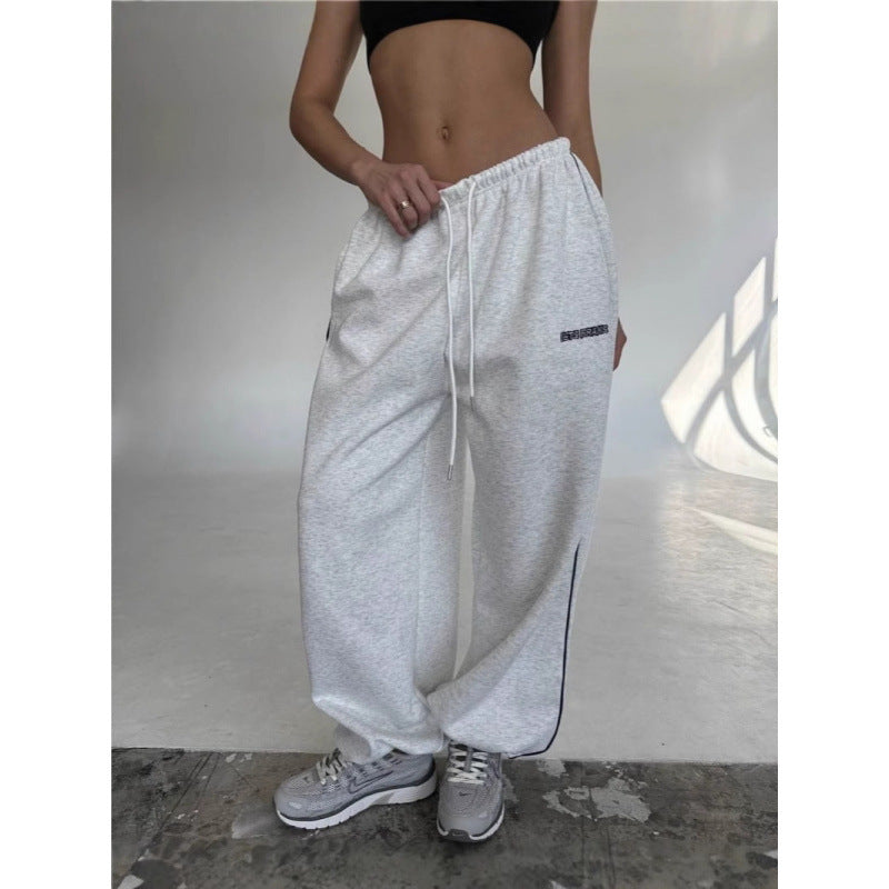 Womens Loose Casual Stylish Street Sweatpants