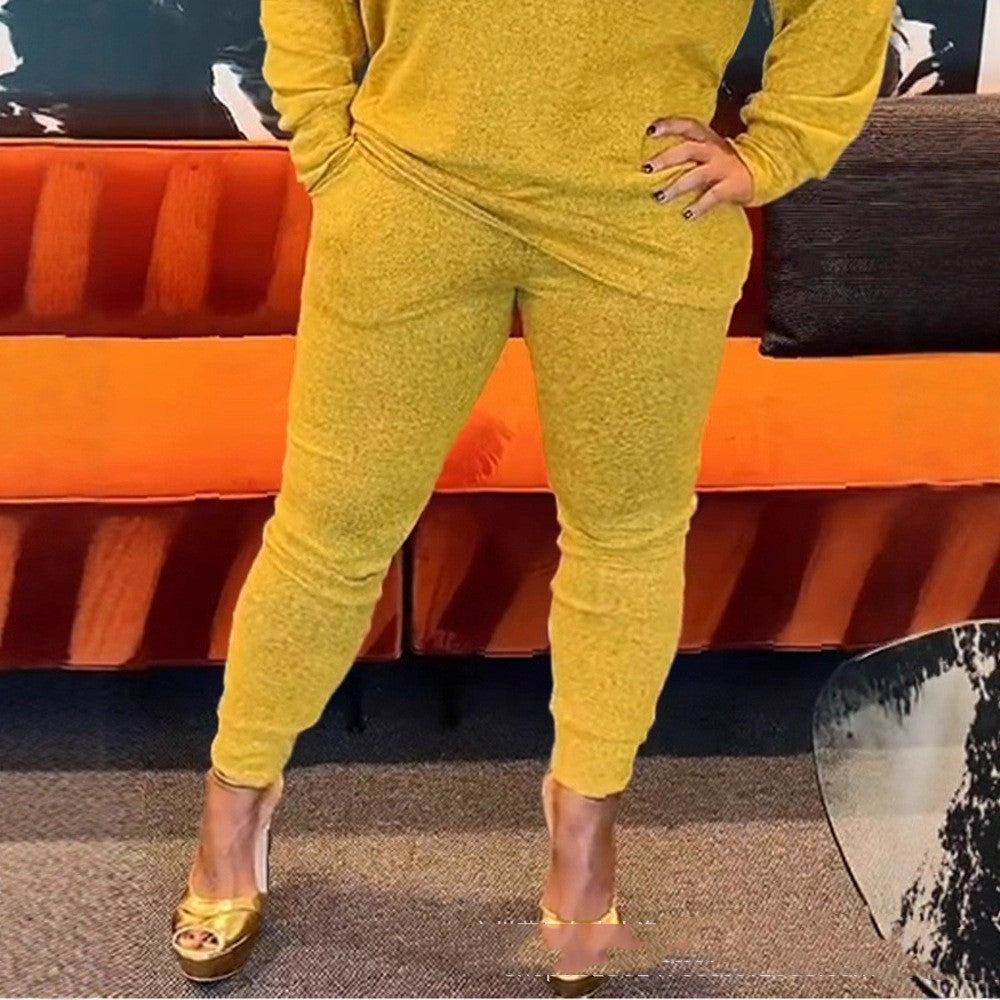 Suit Ankle-tied Trousers Plus Size Two-piece Suit