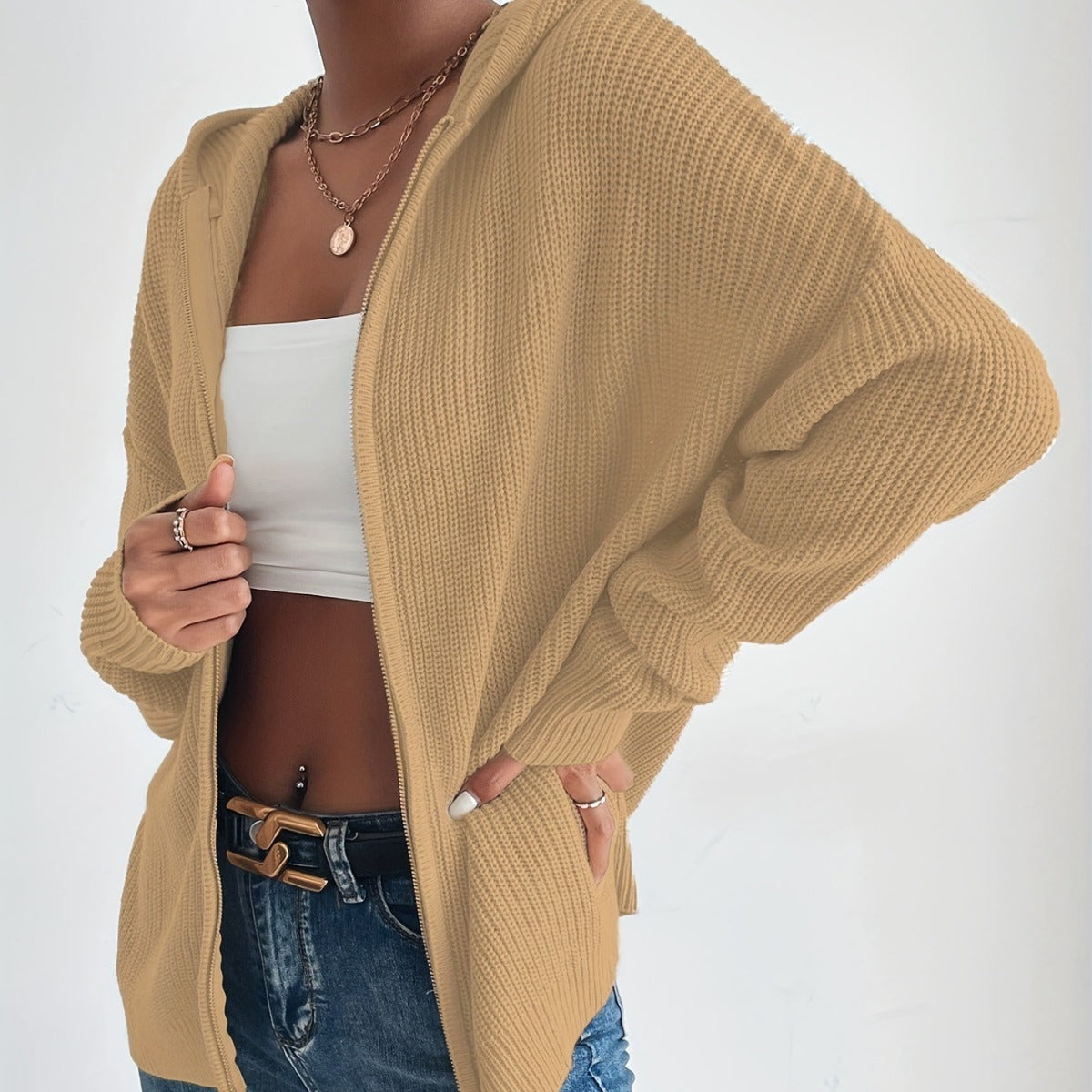 Retro Style Early Autumn Cardigan Women's Sweater